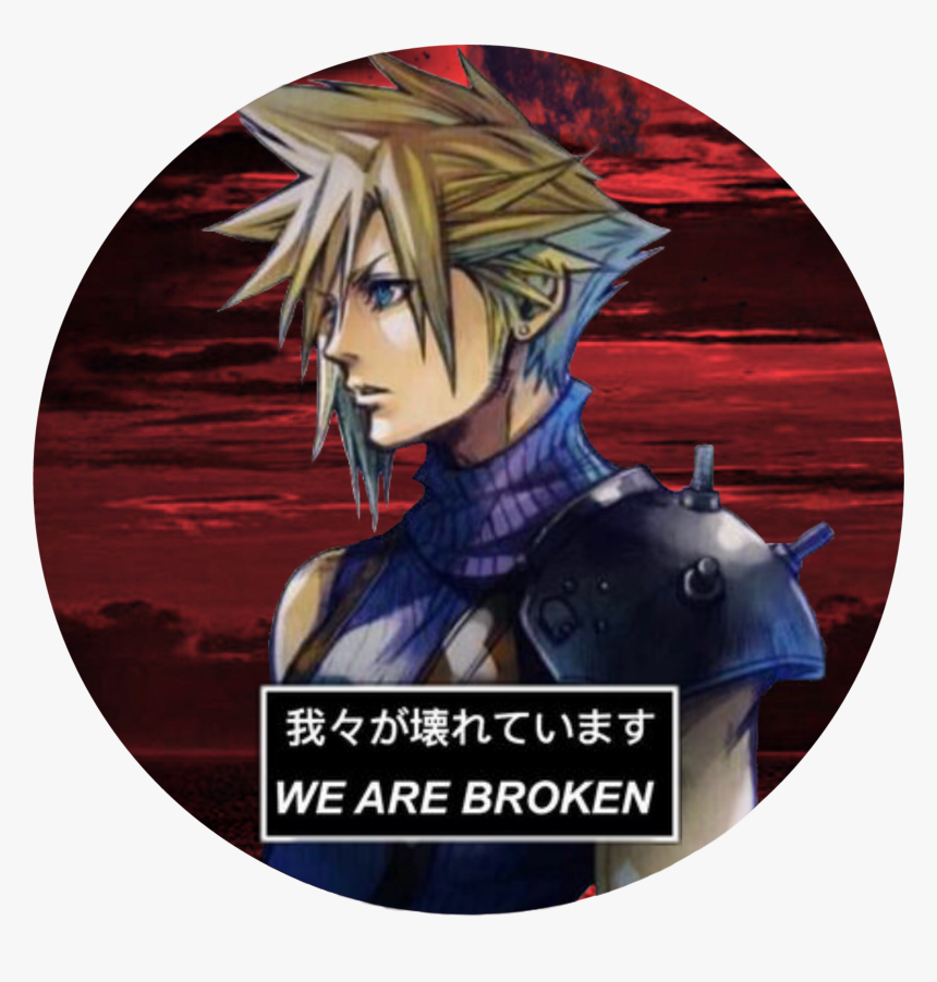 #finalfantasy #ff7 #cloud #cloudstrife #finalfantasy7 - Cloud Final Fantasy Art, HD Png Download