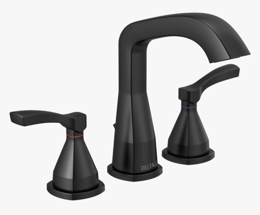 Black Bathroom Faucets Delta, HD Png Download