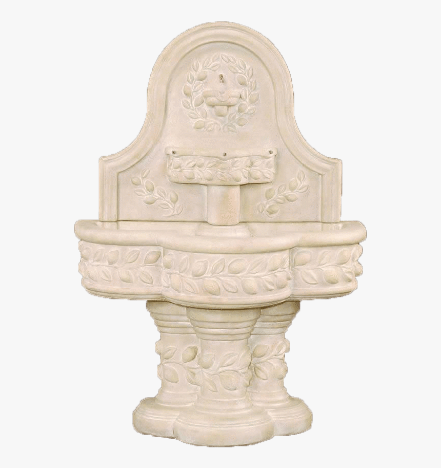 Deruta Lemon Wall Cast Stone Outdoor Water Fountain - Antique, HD Png Download