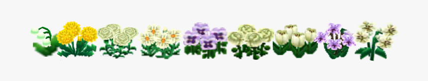 Download Zip Archive - Animal Crossing Flower Sprites, HD Png Download