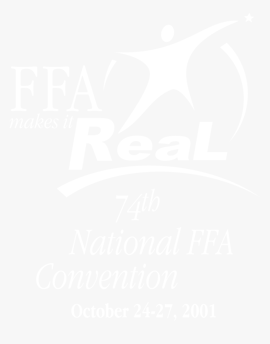 Ffa Makes It Real Logo Black And White - Vr Icon White Png, Transparent Png