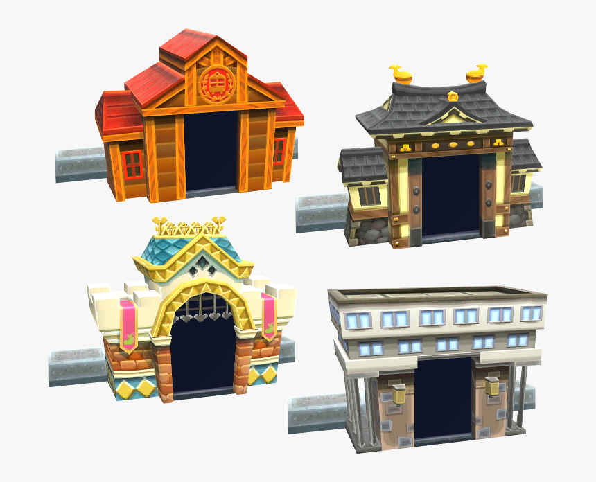 Download Zip Archive - Animal Crossing Train Model, HD Png Download