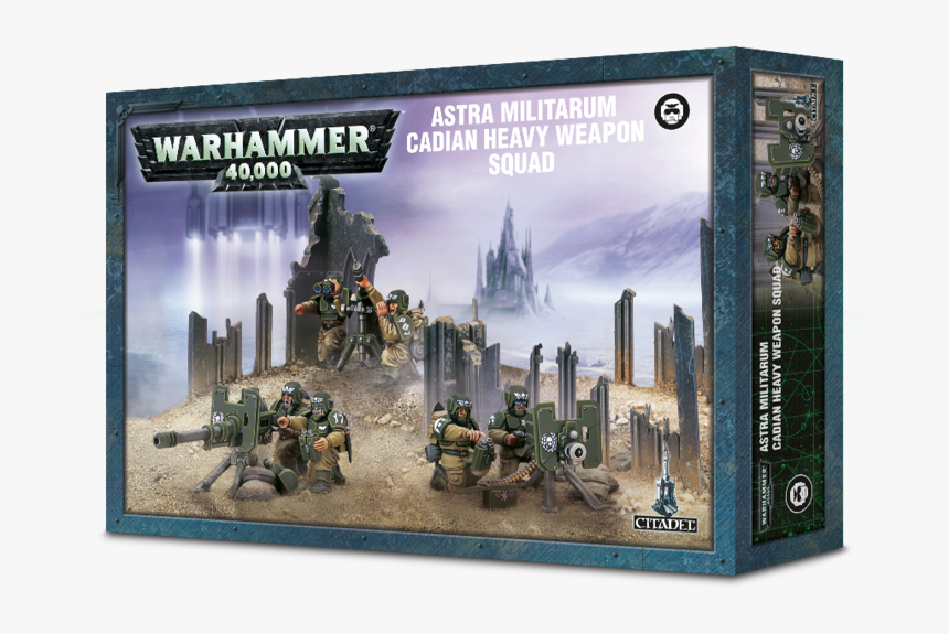 A/militarum Cadian Heavy Weapon Squad - Cadian Heavy Weapon Squad, HD Png Download