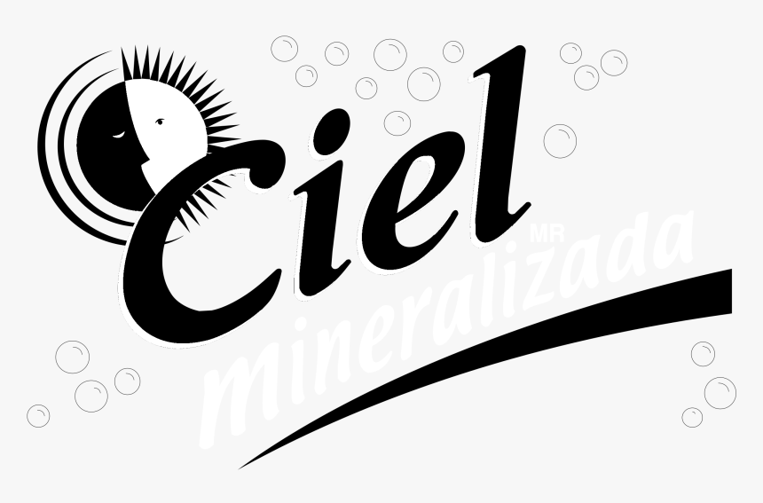 Ciel Mineralizada Logo Black And White - Ciel Mineral, HD Png Download