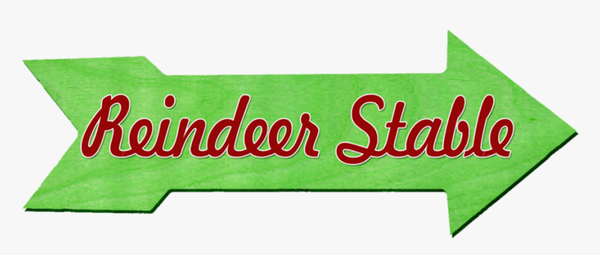 Reindeer Stable - Calligraphy, HD Png Download