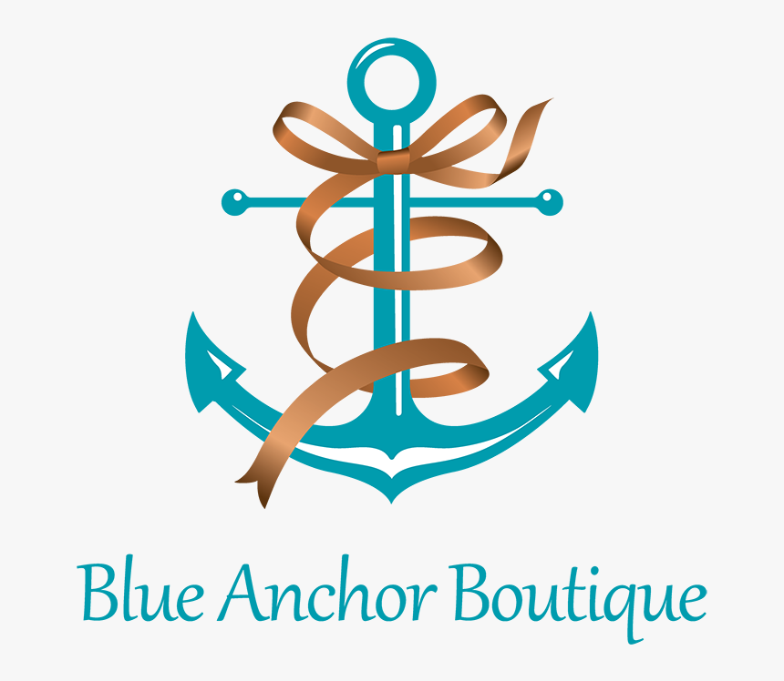 Elegant, Playful, Retail Logo Design For Blue Anchor - Graphic Design, HD Png Download
