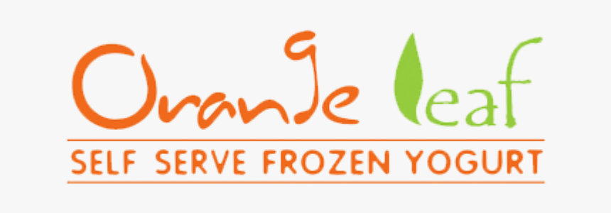 Orange Leaf Frozen Yogurt, HD Png Download