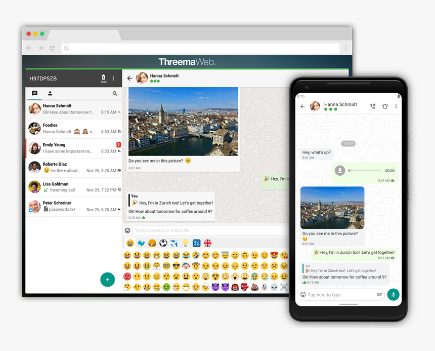 Threema Ios, HD Png Download