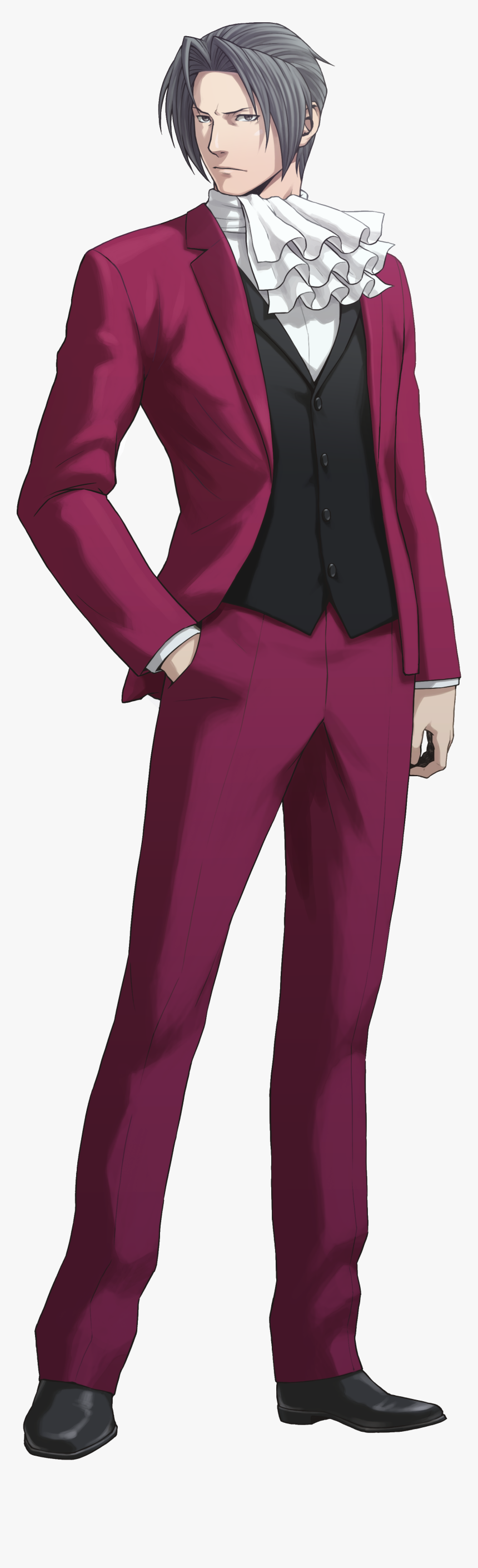 User Based Personality Rp Wikia - Ace Attorney Miles Edgeworth, HD Png Download