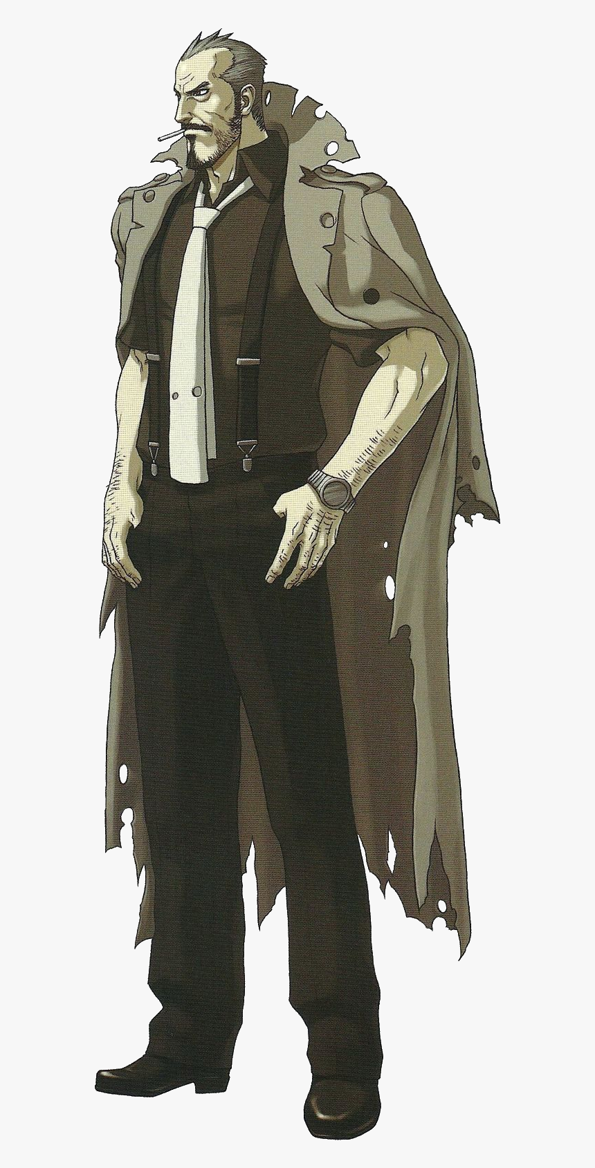 Ace Attorney Investigations Detective Badd, HD Png Download