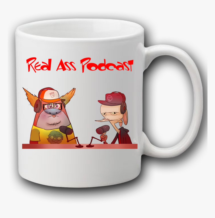 Mug Realass Podcast Ren And Stimpy - Stimpson J. "stimpy" Cat, HD Png Download