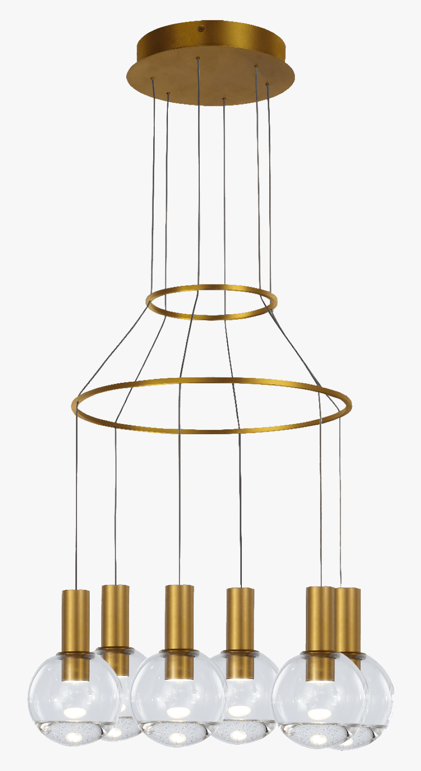 Mio 6 Light Pendant - Ceiling Fixture, HD Png Download