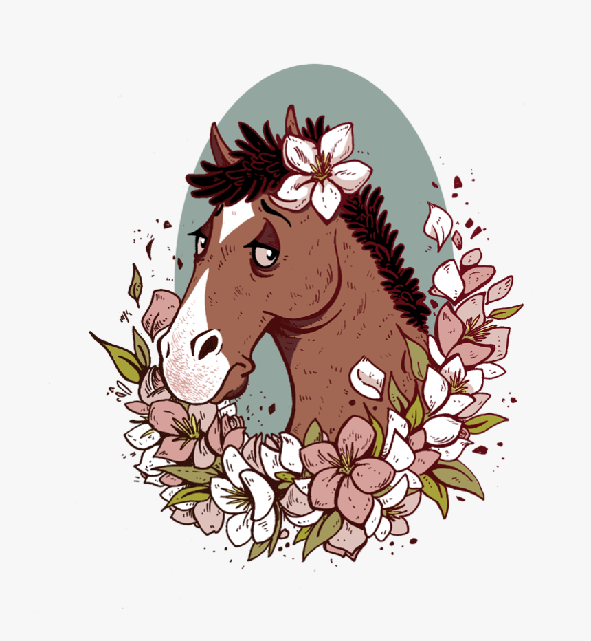 “ Just Finished The Second Season Of Bojack Horseman - Drawing, HD Png Download