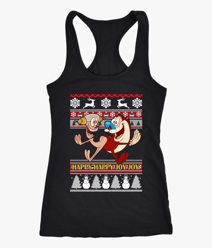 Ren And Stimpy Happy Happy Joy Joy Sweatshirt Merry - Only Bs I Need Is Bags, HD Png Download