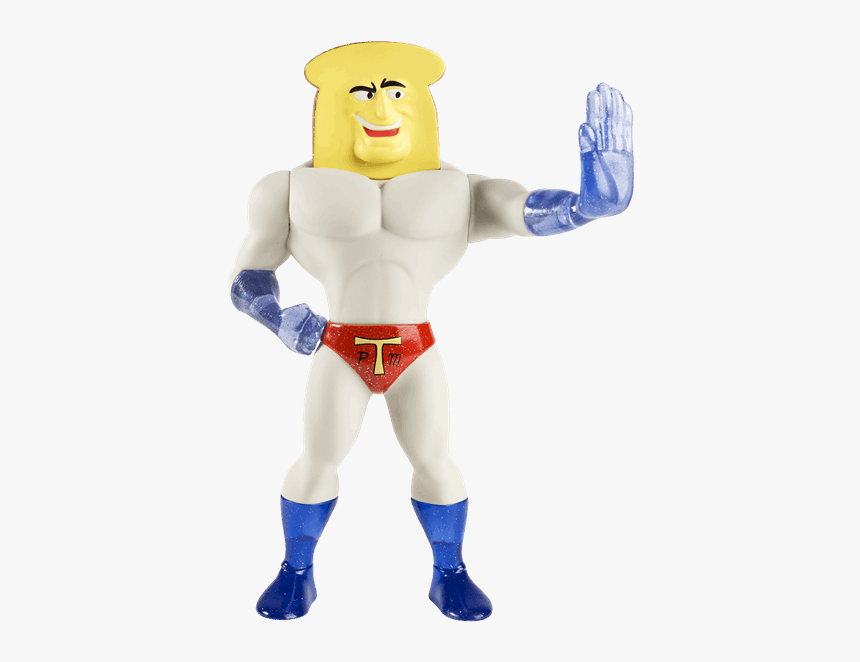 Ren & Stimpy Powdered Toast Man 8" Vinyl Figure, HD Png Download