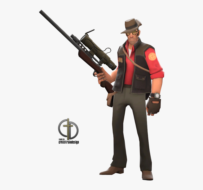 Team Fortress 2 Sniper, HD Png Download