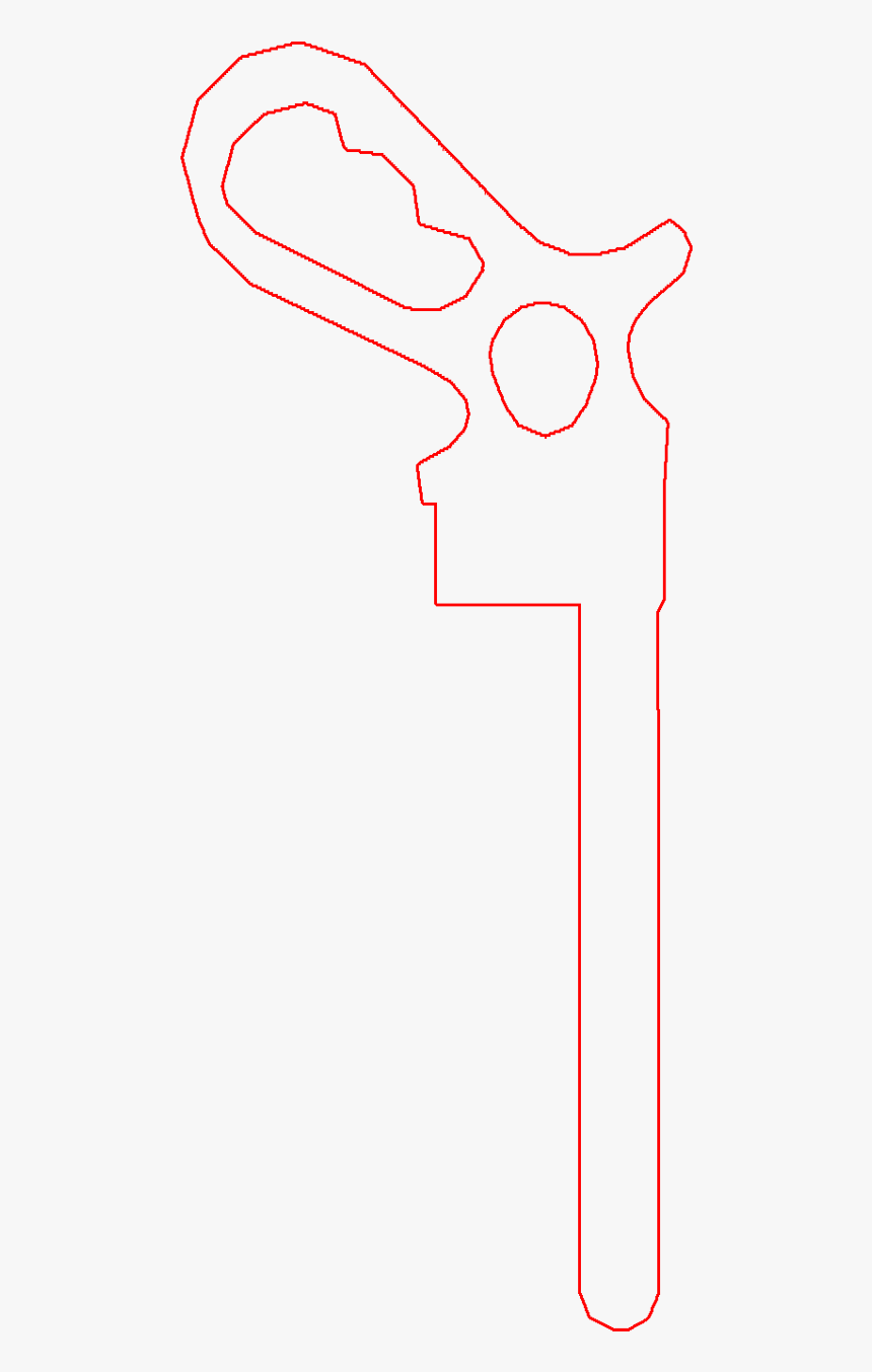 Tf2 Medic Bonesaw Template, HD Png Download