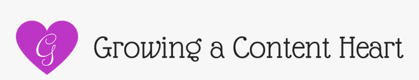 Growing A Content Heart - Calligraphy, HD Png Download