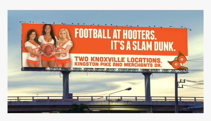 Hooters Billboards, HD Png Download