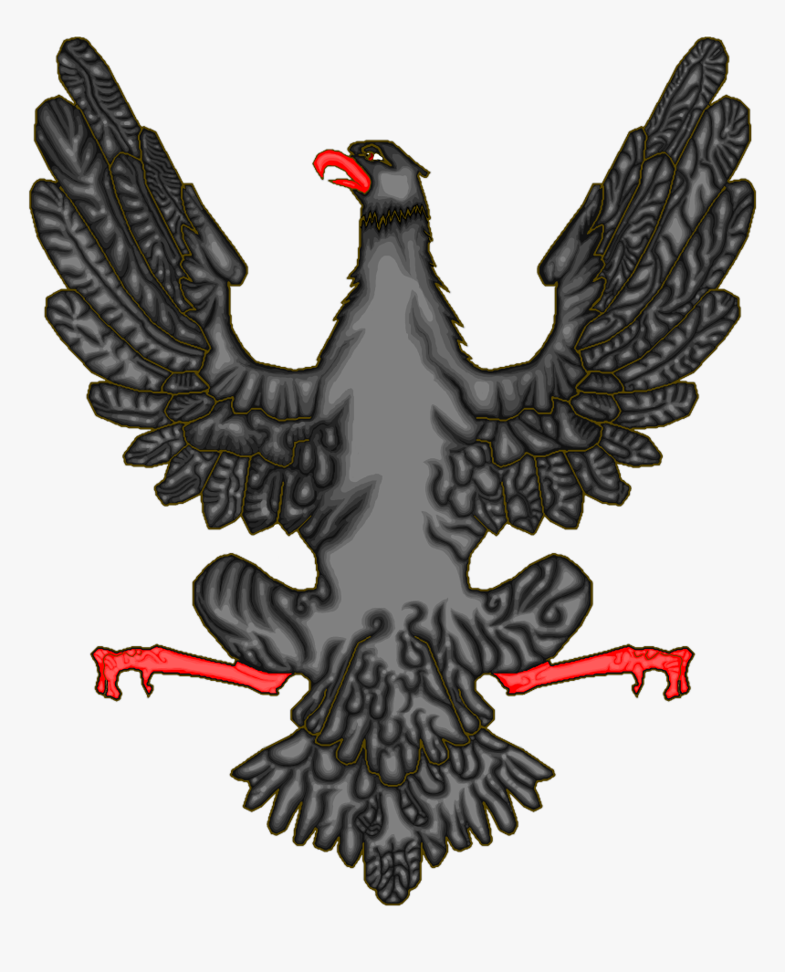 Aquila Distesa - Aquila Araldica Png, Transparent Png