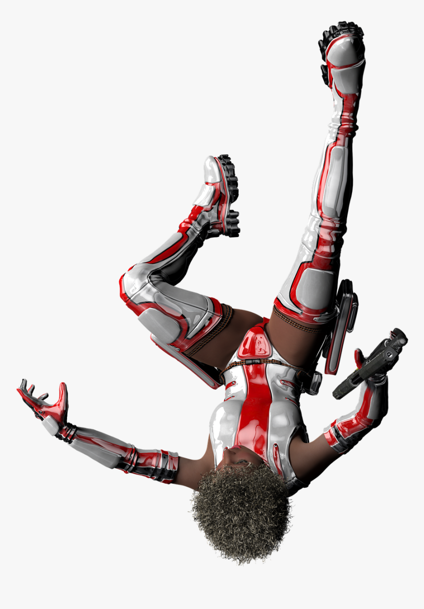 Jumping Warrior Png, Transparent Png