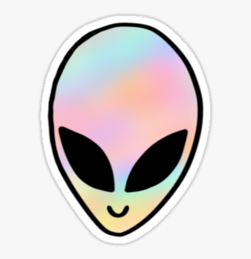 #aesthetic #tumblr #colorful #holographic #area51 #et - Area 51 Aesthetic Stickers, HD Png Download