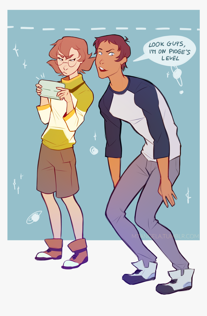Goofy Clipart Slips And Falls - Pidge X Lance Voltron, HD Png Download
