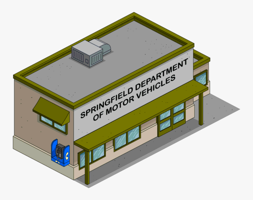 Simpsons Dmv, HD Png Download