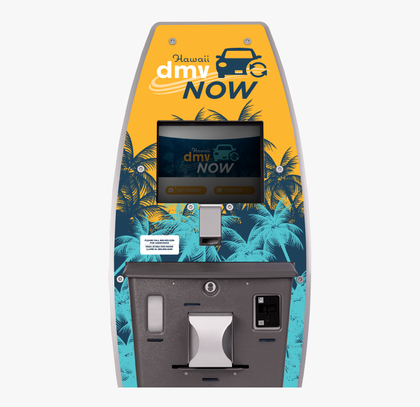 Hawaii Dmv Now Kiosk - Hawaii Dmv, HD Png Download