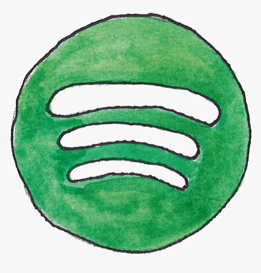 Spotify - Drawing, HD Png Download