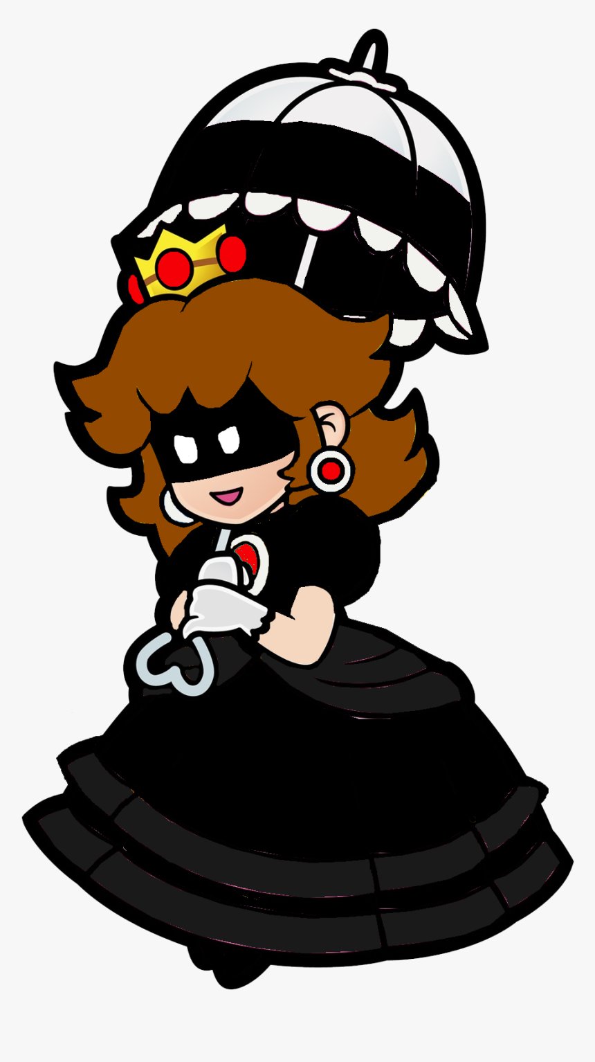 D In Super Paper Mario - Super Paper Mario Peach, HD Png Download