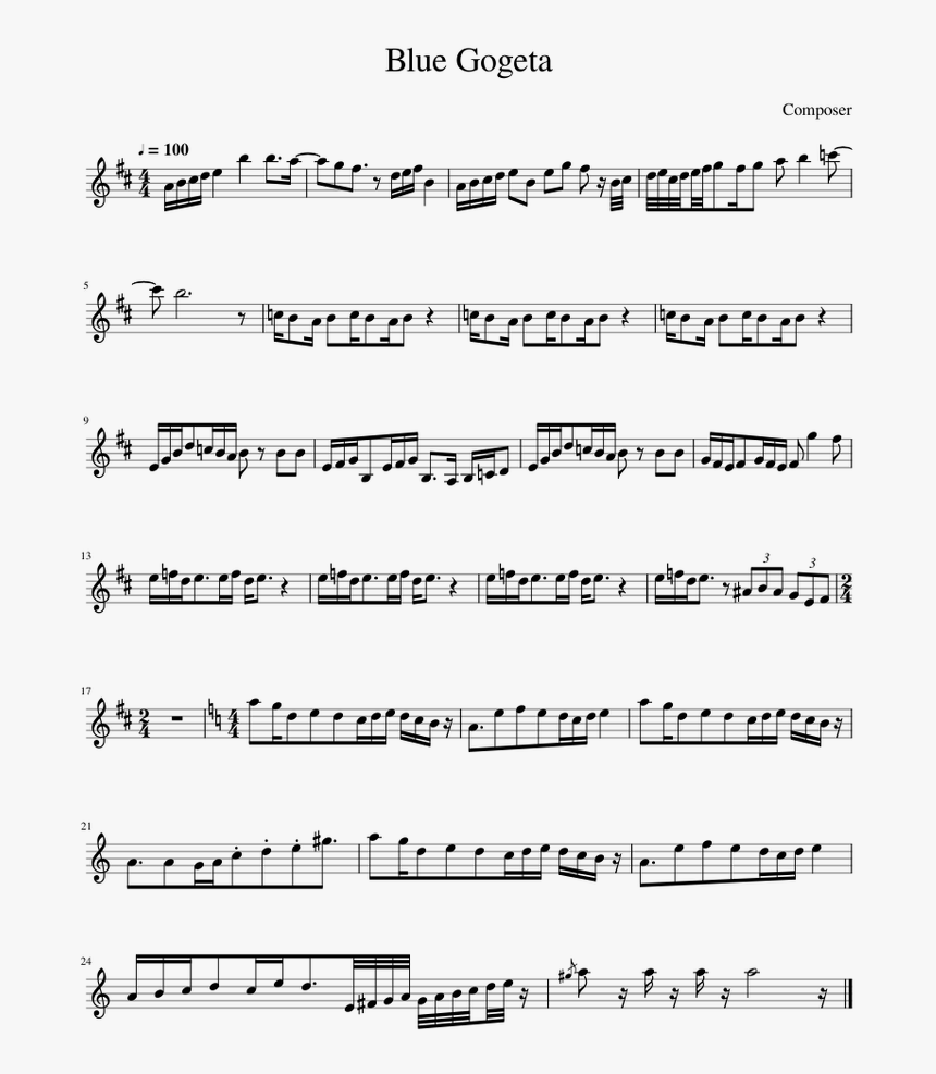 Havana Clarinet Sheet Music, HD Png Download