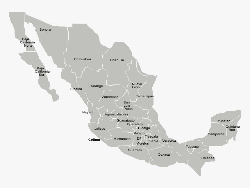 Thumb Image - Mexico Country Map, HD Png Download