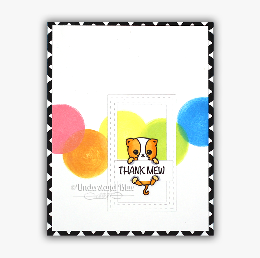 Inkon3 Kitty Card By Understand Blue - Cartoon, HD Png Download
