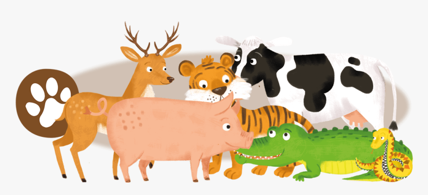 Group Of Animals Clipart, HD Png Download