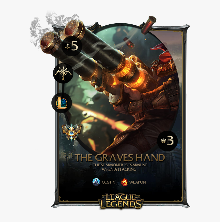 Poster League Of Legends Graves, HD Png Download