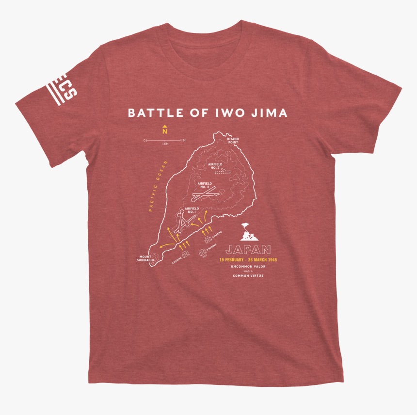 Battle Of Iwo Jima T-shirt 
 Class - T-shirt, HD Png Download