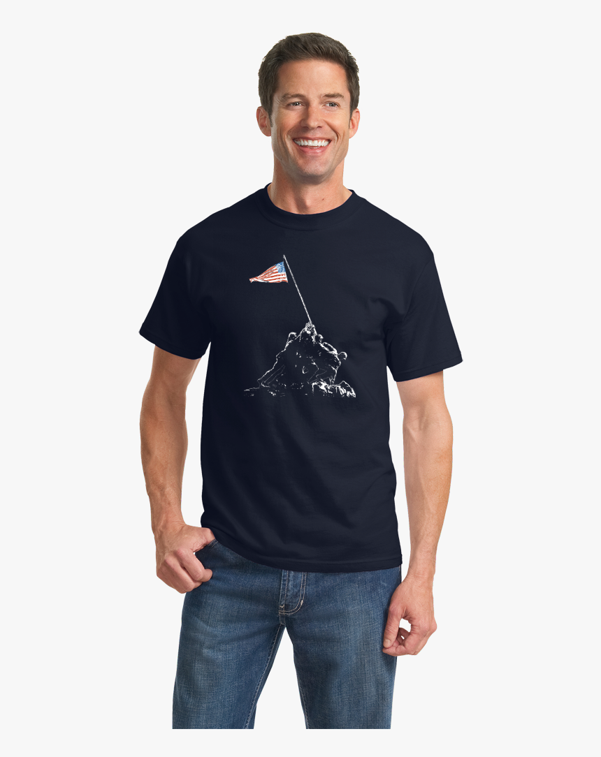 Green T Shirt Model, HD Png Download