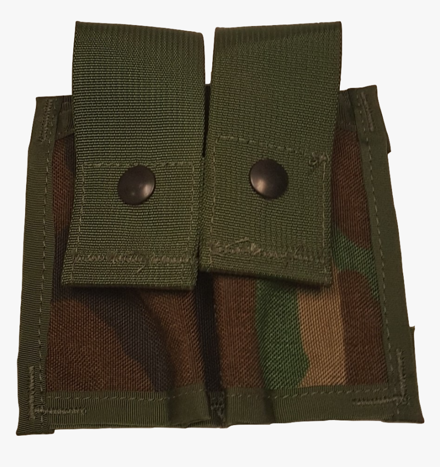 Molle Ii 40mm Pyrotechnic Pouch Double Woodland - Leather, HD Png Download