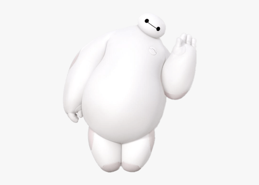Big Hero 6 Baymax Waving - Baymax Black Background, HD Png Download