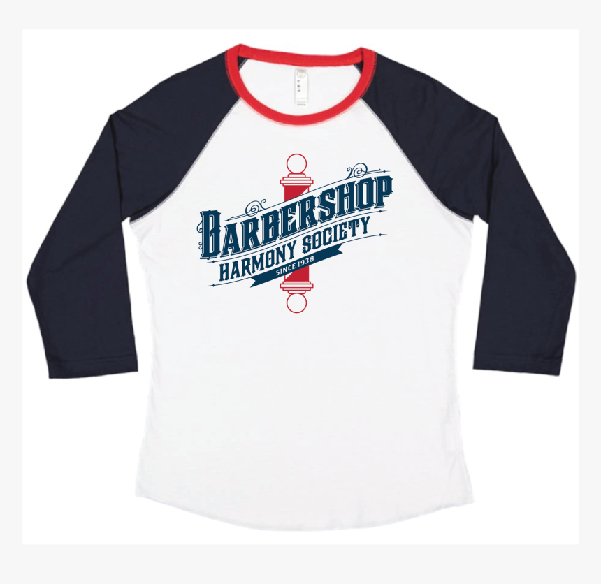 A Ladies 3/4 Vintage-style Baseball Tee Featuring Our - Long-sleeved T-shirt, HD Png Download