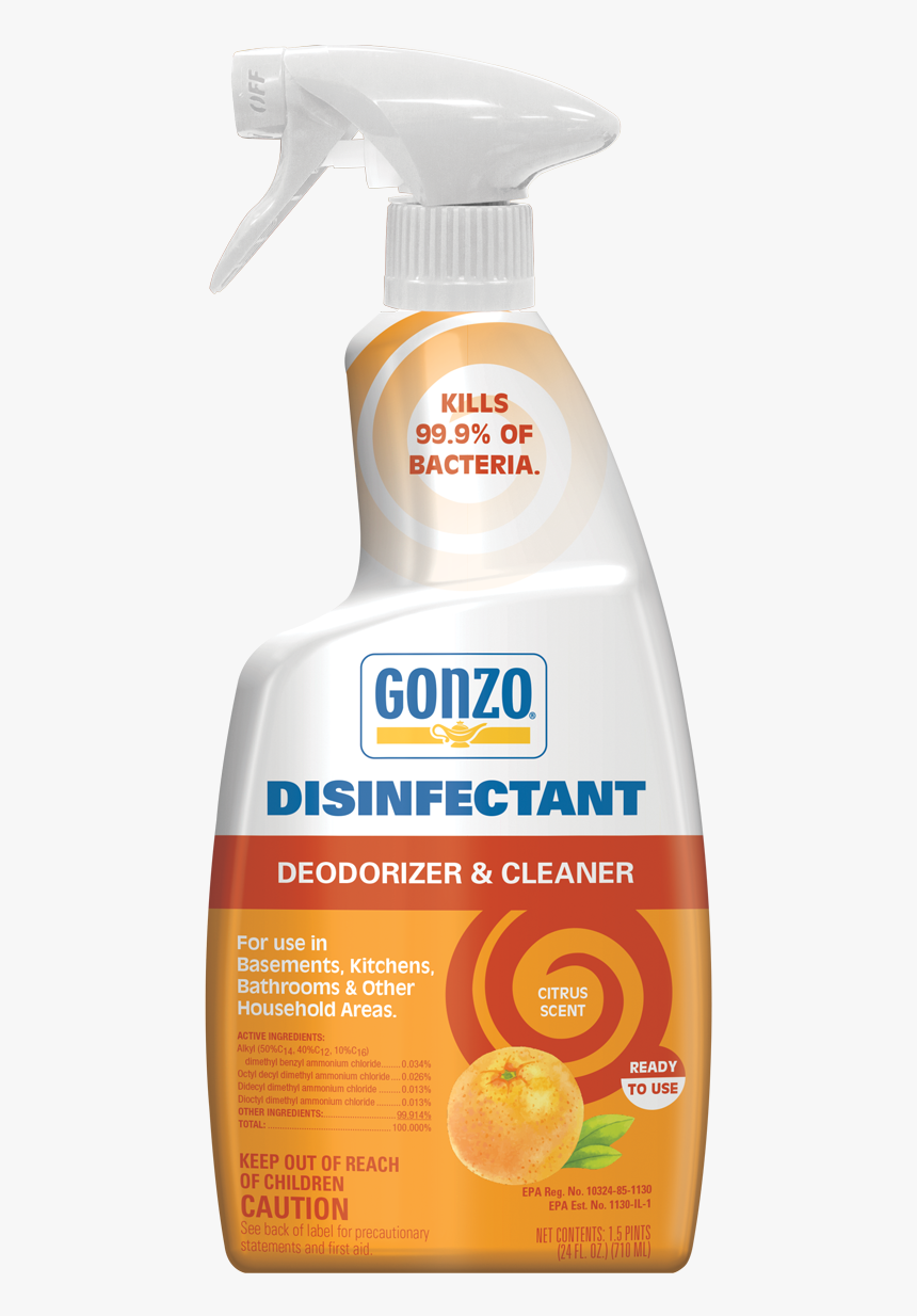 Gonzo Disinfectant Spray - Sunscreen, HD Png Download