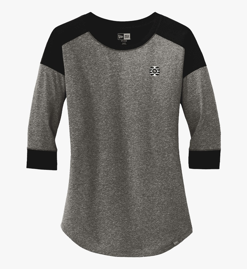 New Era Ladies Heritage Blend 3 4 Sleeve Baseball Raglan, HD Png Download