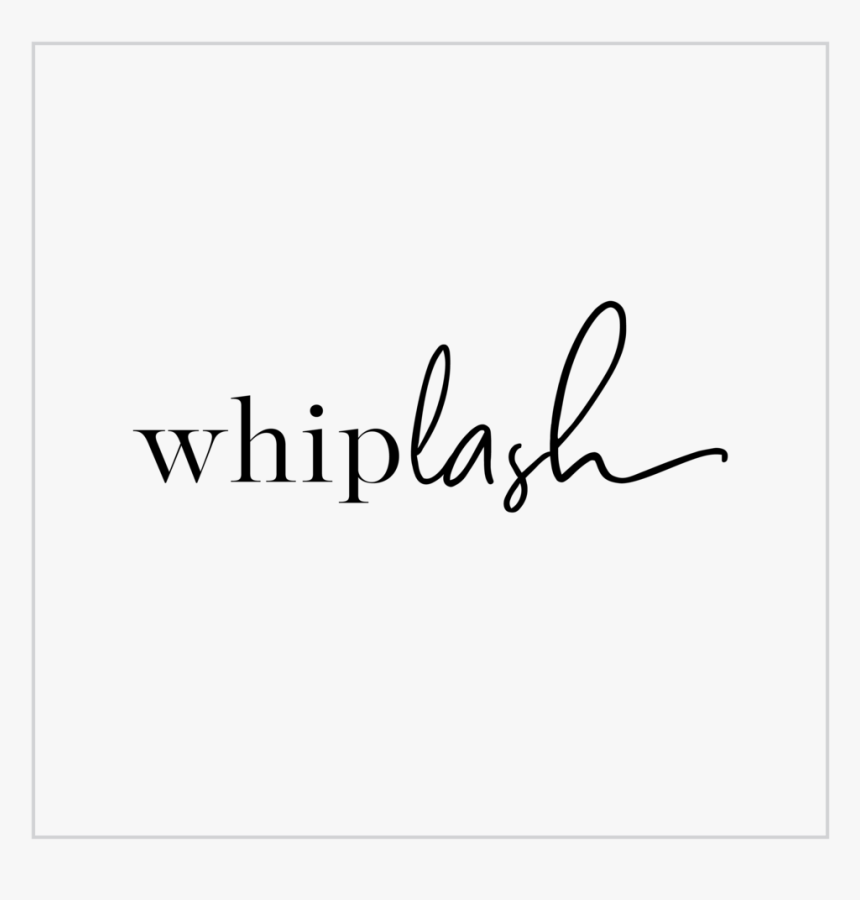 Whiplash-bw - Calligraphy, HD Png Download
