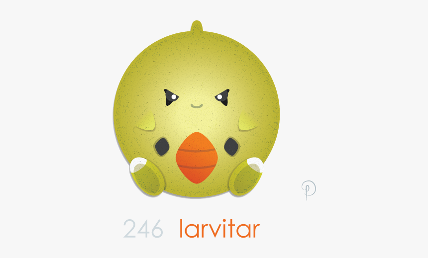 Larvitar 
i Really Do Adore This Second Generation’s - Cartoon, HD Png Download