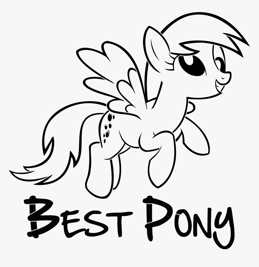 My Little Pony Stencil, HD Png Download