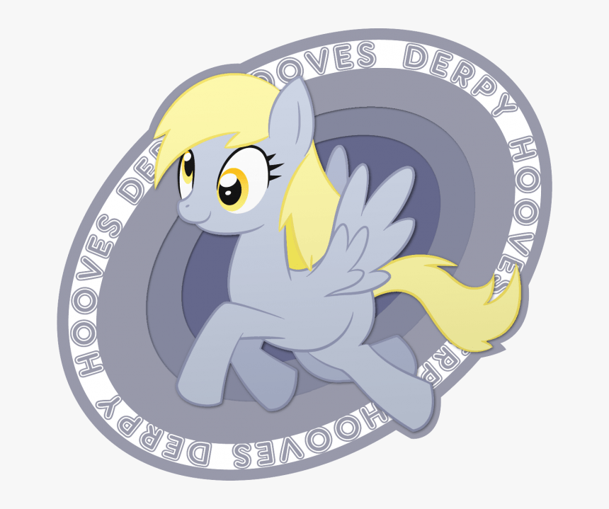Derpyhooves-logo2011[1] - Cartoon, HD Png Download