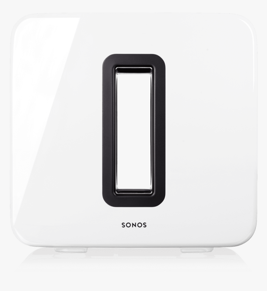Sub White Front - White Sonos Sub Back, HD Png Download