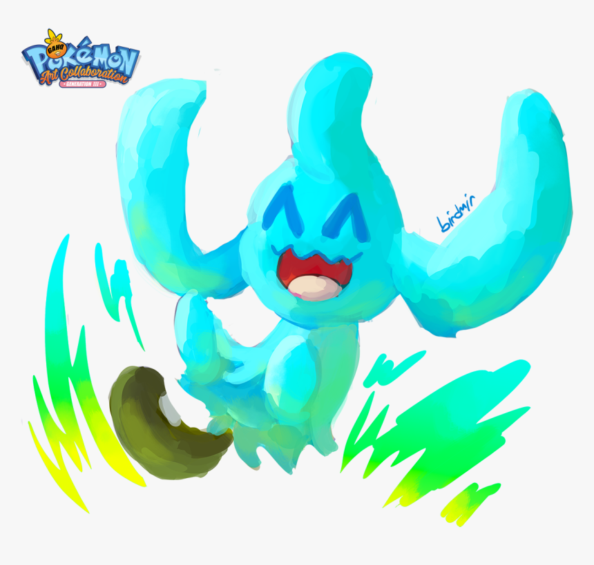 #360 Wynaut In Our Pokemon Generation Iii Art Tribute - Cartoon, HD Png Download