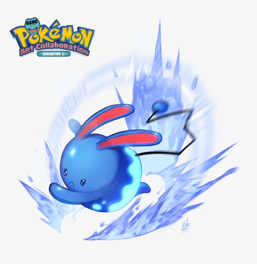 Azumarill Con Aqua Jet, HD Png Download